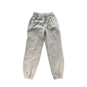 Hollister Womens High Rise Jogger Sweatpants Sage Green‎ Embroidered Logo XXS